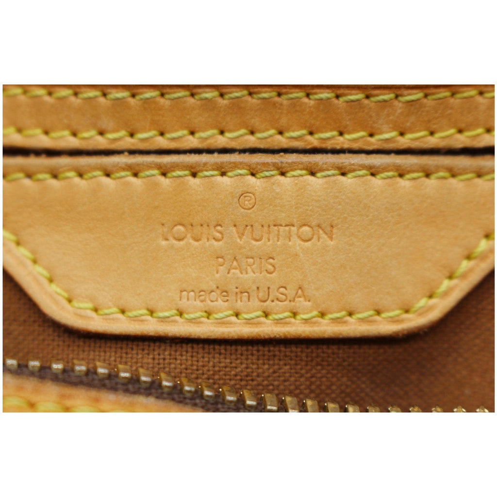 LOUIS VUITTON Palermo GM Monogram Canvas Tote Bag Brown
