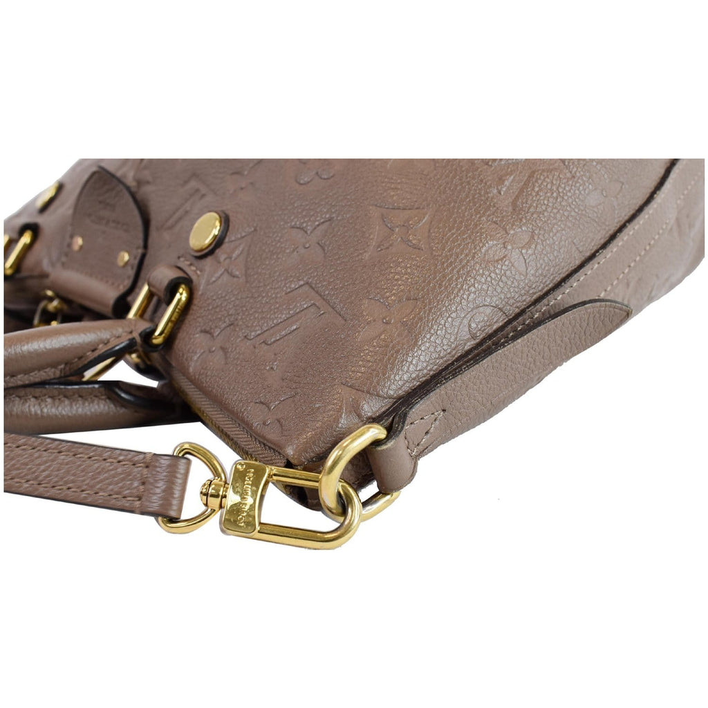 LOUIS VUITTON Mazarine PM Monogram Empreinte Shoulder Bag Taupe