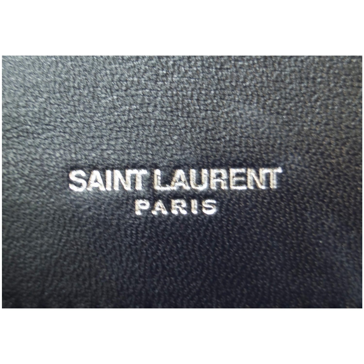 YVES SAINT LAURENT V Flap Tri-Quilt Velvet Shoulder Bag Navy Blue