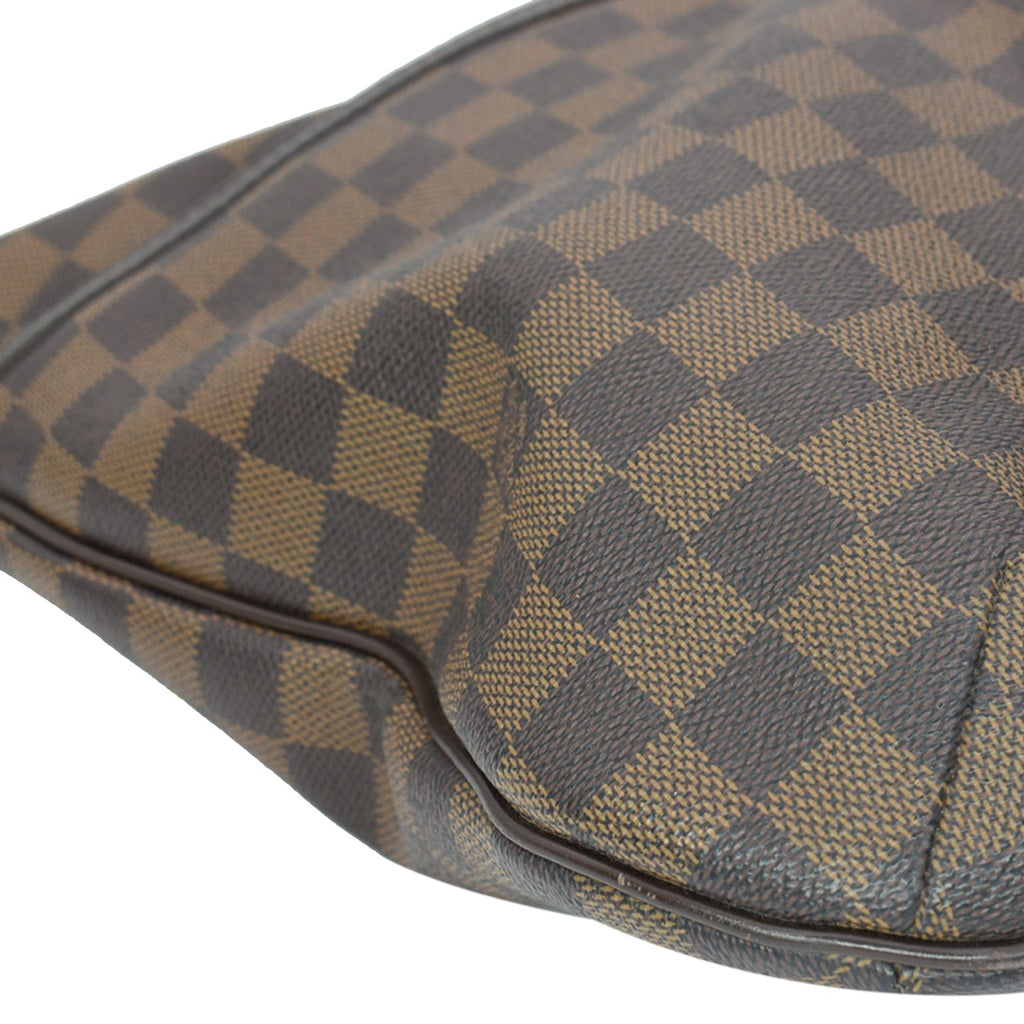 LOUIS VUITTON Bloomsbury GM Damier Ebene Shoulder Crossbody Bag Brown