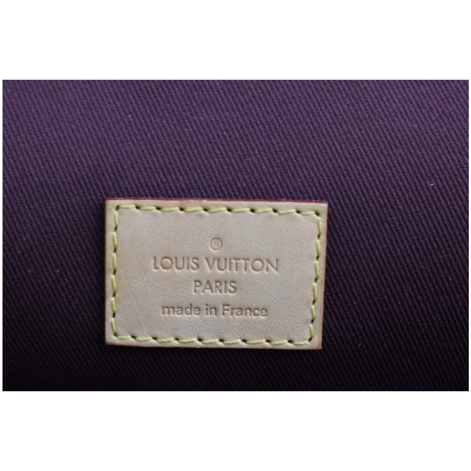 LOUIS VUITTON Cluny MM Monogram Canvas Shoulder Bag Brown