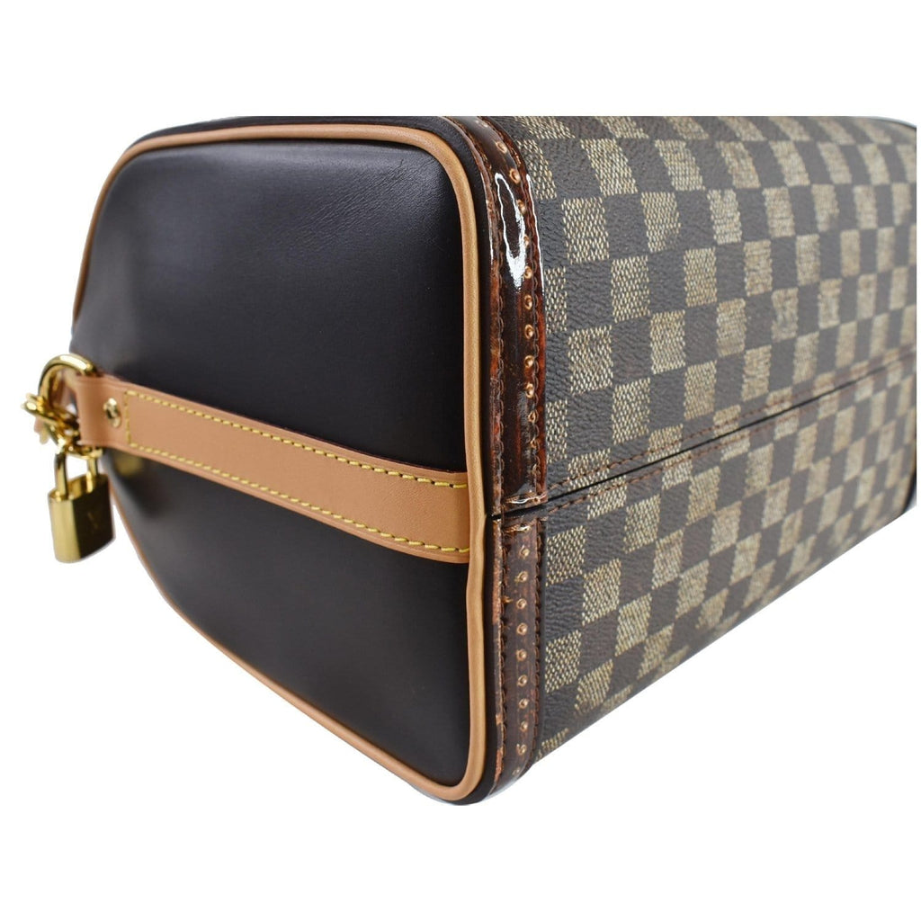 LOUIS VUITTON  Time Trunk Speedy 25 Bandouliere Damier Shoulder Bag Black