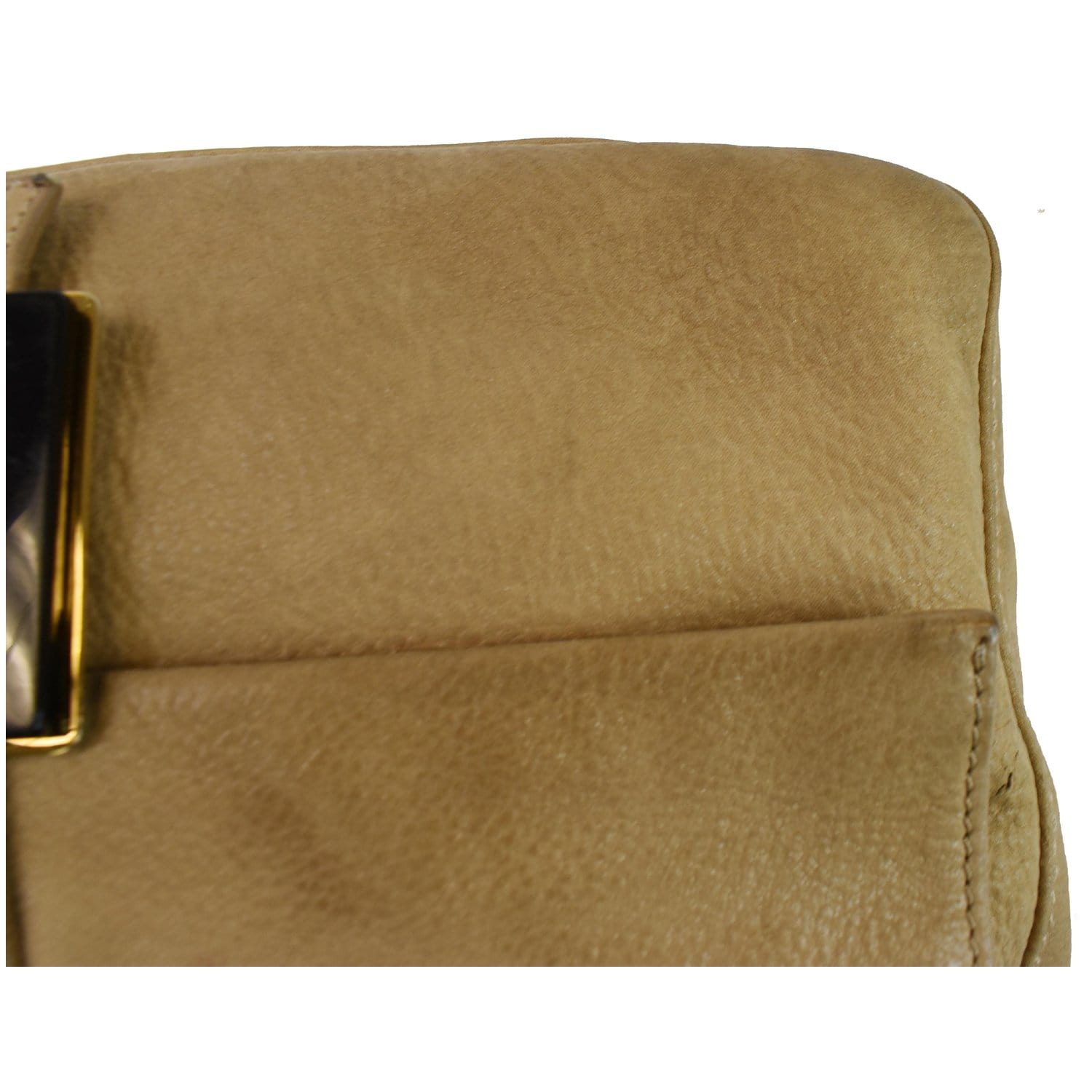 FENDI Mama Forever Large Flap Leather Shoulder Bag Yellow