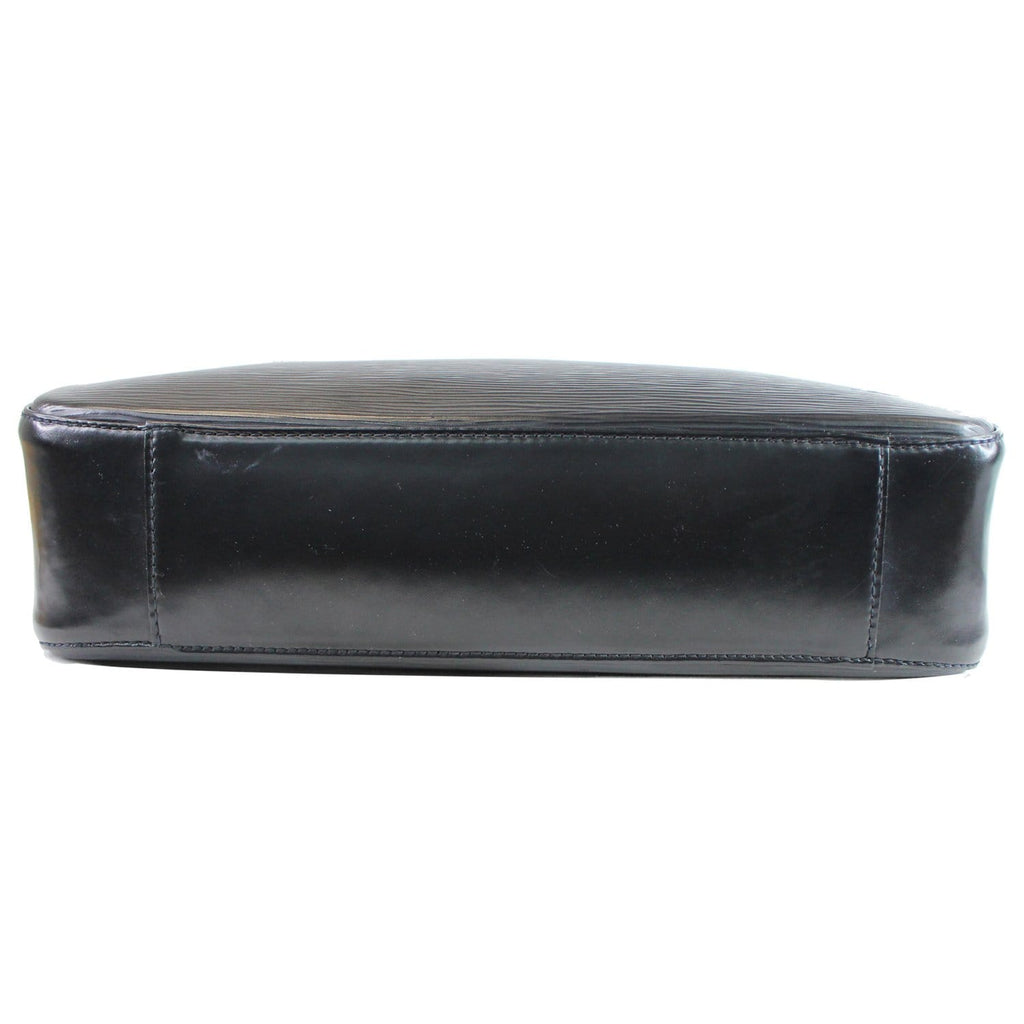 LOUIS VUITTON Voltaire Black Epi Leather Shoulder Bag Black