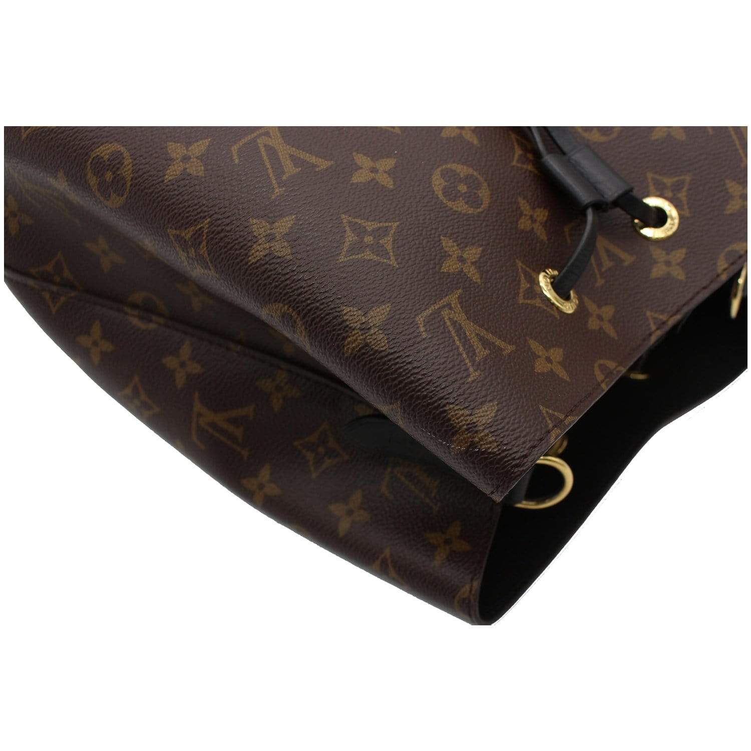 LOUIS VUITTON Neonoe Monogram Canvas Shoulder Bag Brown