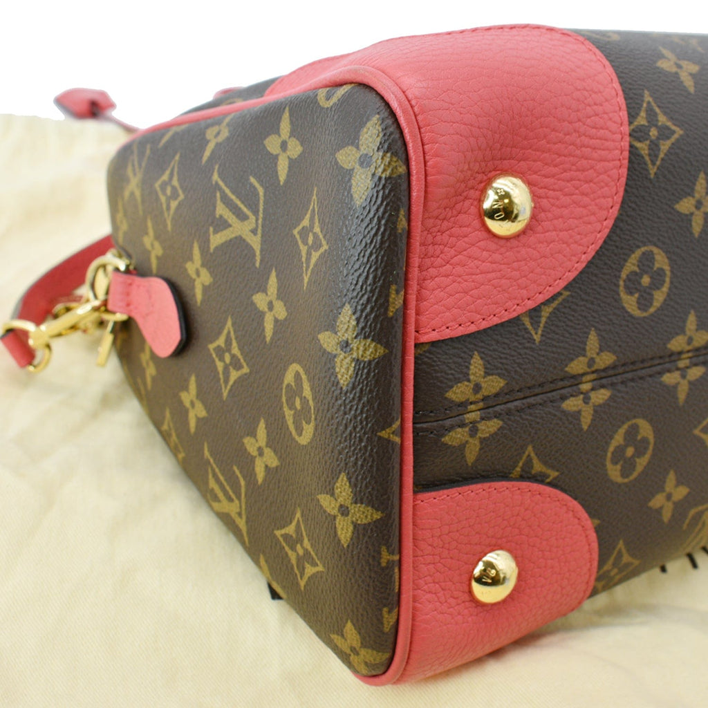 LOUIS VUITTON Retiro NM Monogram Canvas 2Way Shoulder Bag Red