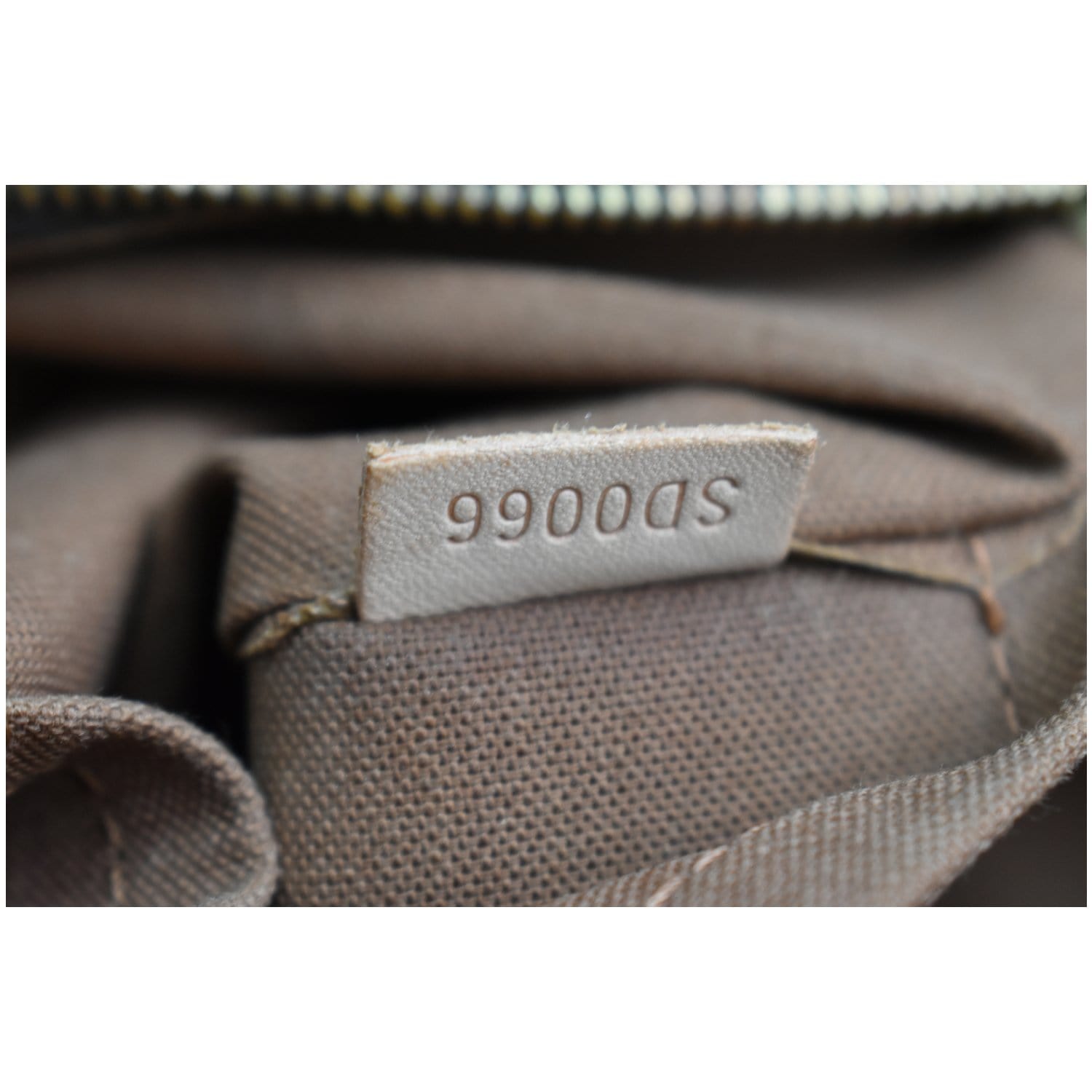 LOUIS VUITTON Lockit Vertical PM Monogram Canvas Tote Bag Brown