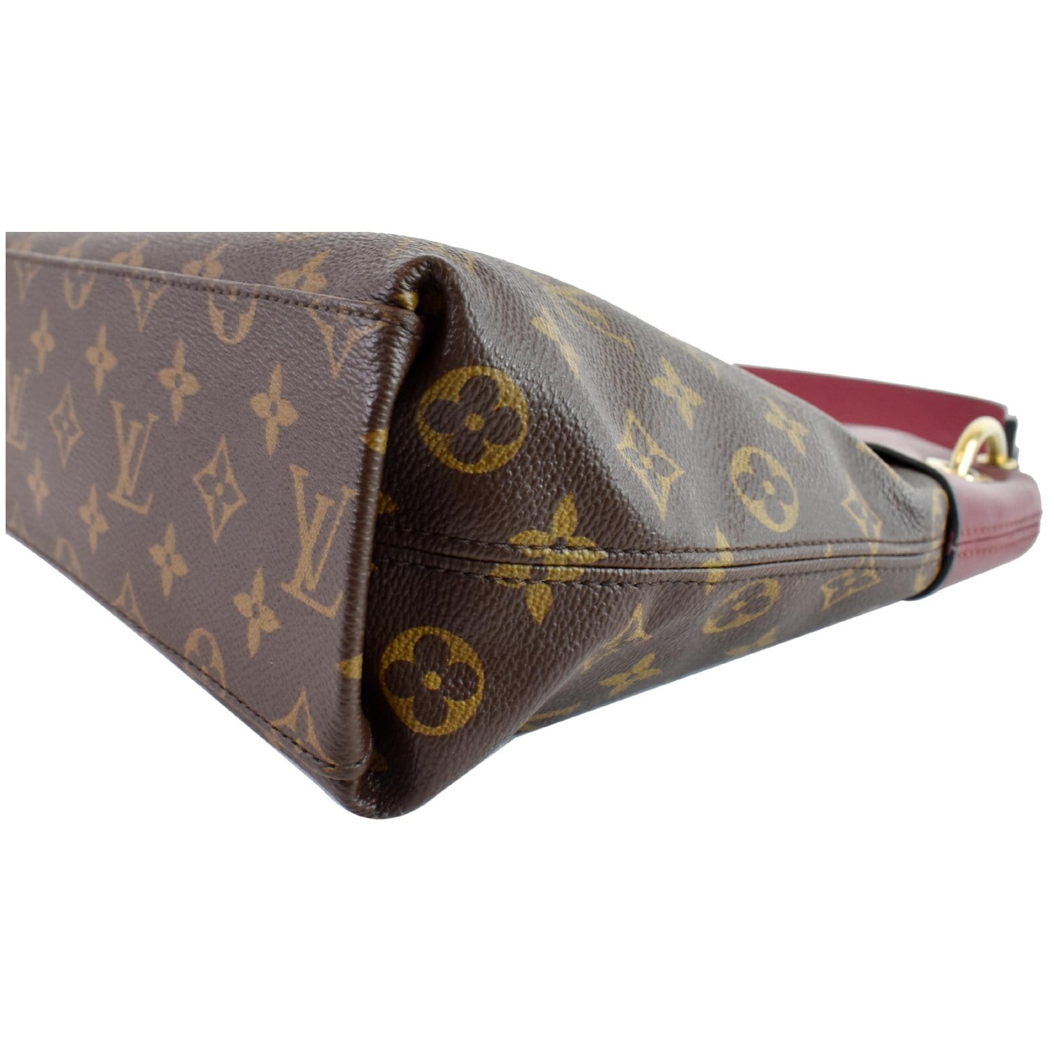 LOUIS VUITTON Tuileries Besace Monogram Canvas Shoulder Bag Rose Bruyere