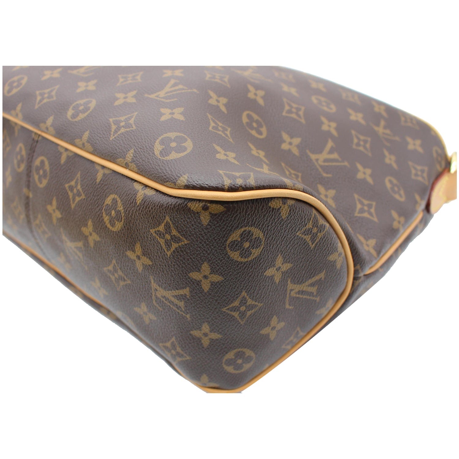 LOUIS VUITTON Delightful PM Monogram Canvas Shoulder Hobo Bag Brown