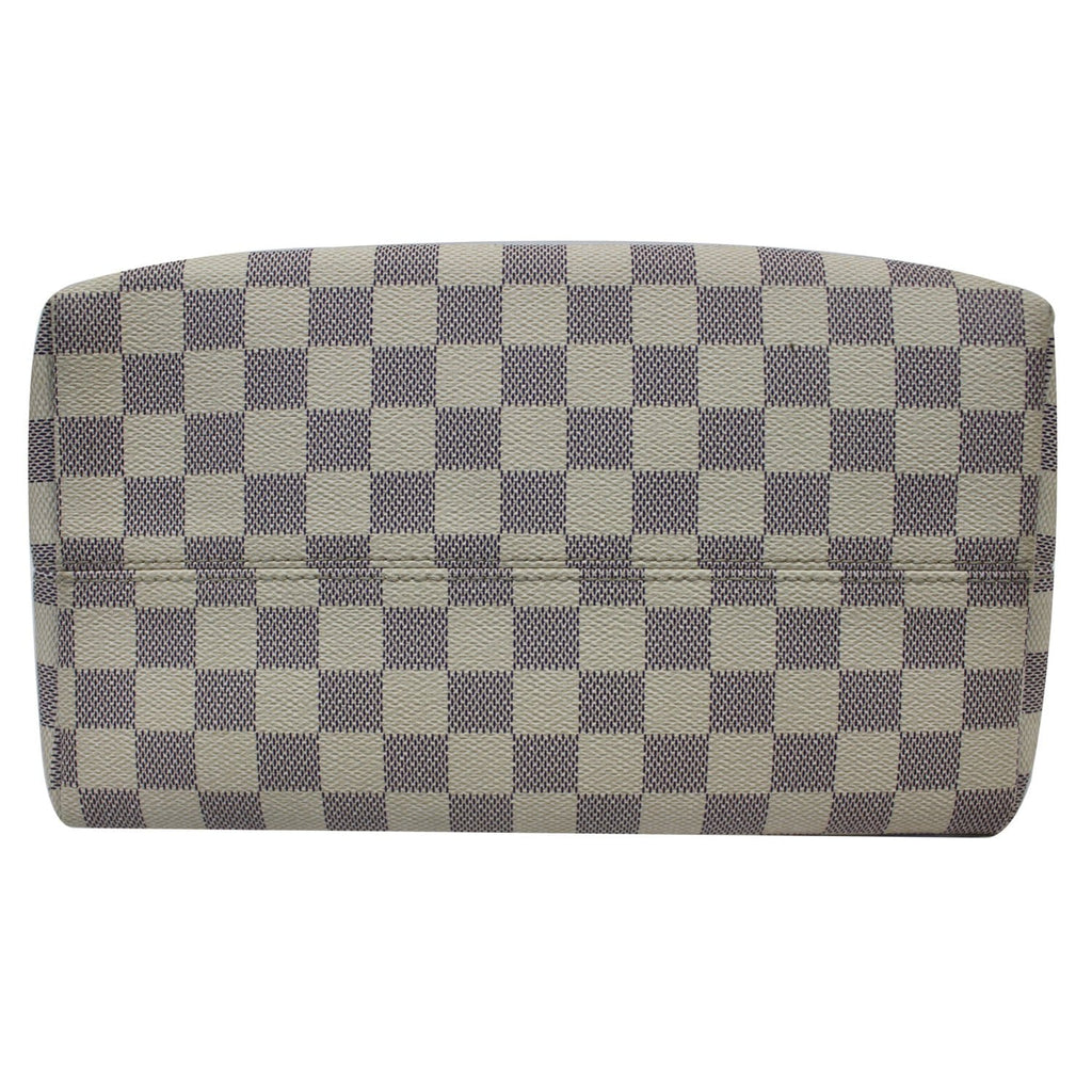 LOUIS VUITTON Iena PM Damier Azur Shoulder Bag White