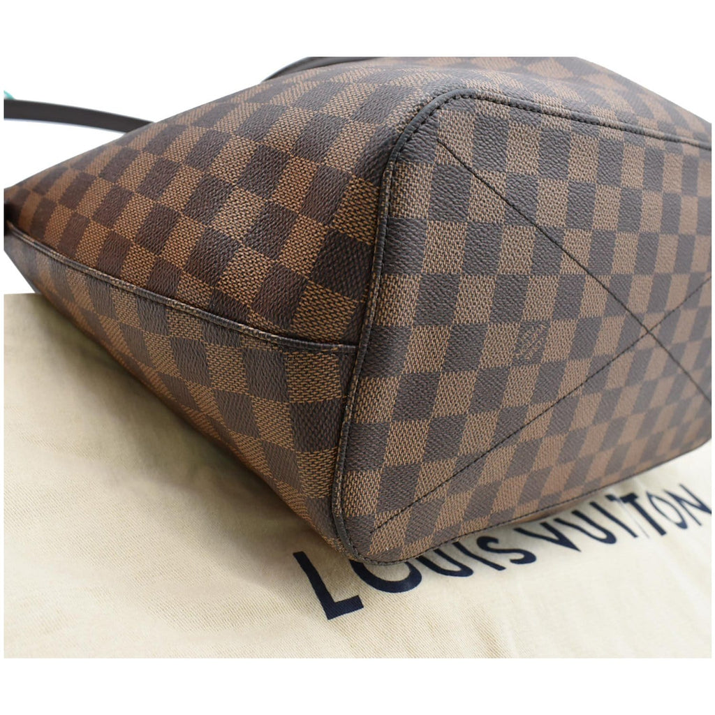 LOUIS VUITTON Siena MM Damier Ebene Shoulder Bag Brown