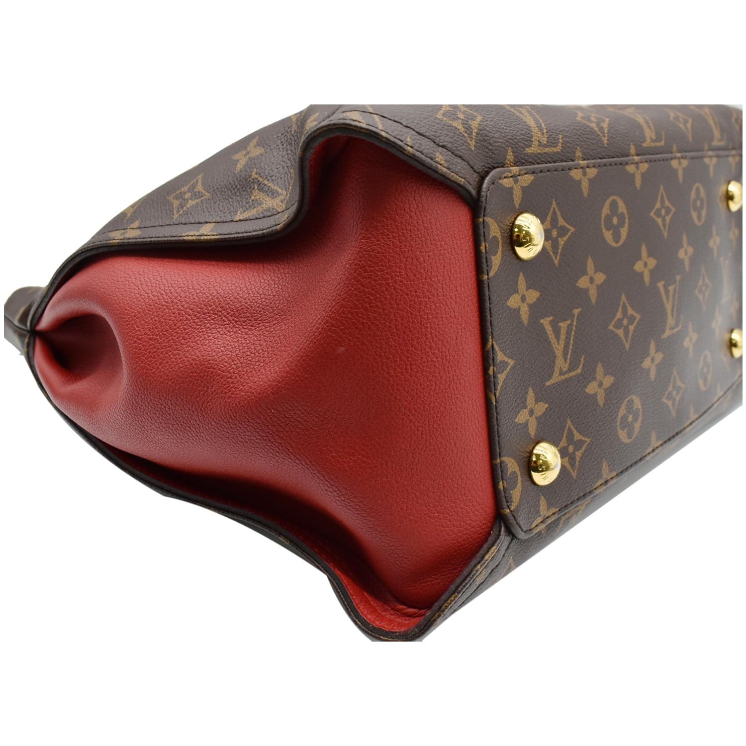 LOUIS VUITTON Gaia Monogram Canvas Shoulder Bag Brown