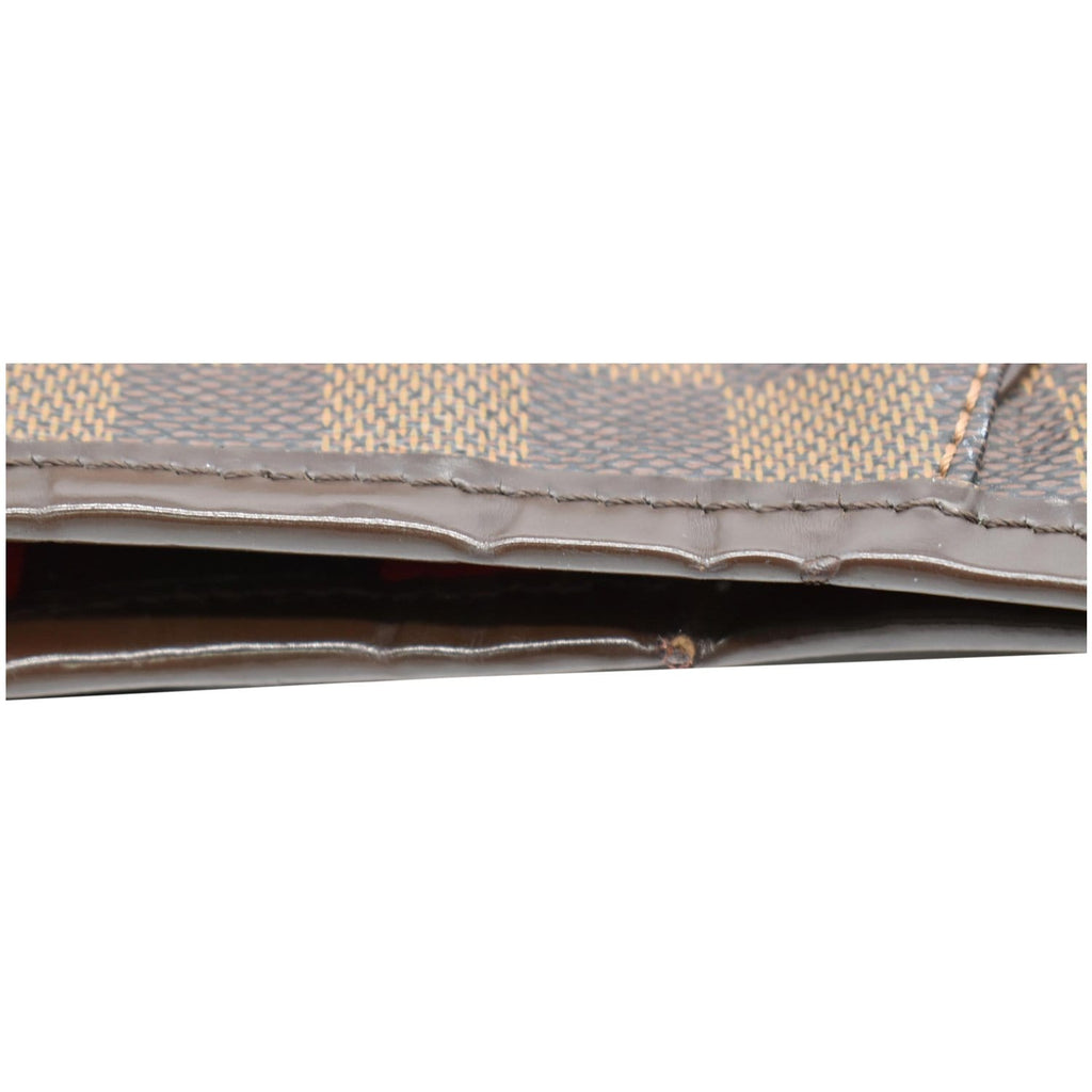 LOUIS VUITTON Galliera PM Damier Ebene Shoulder Bag Brown