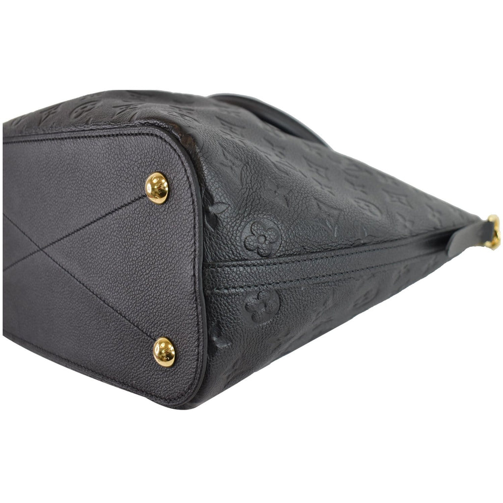 LOUIS VUITTON Mazarine MM Monogram Empreinte Shoulder Bag Black