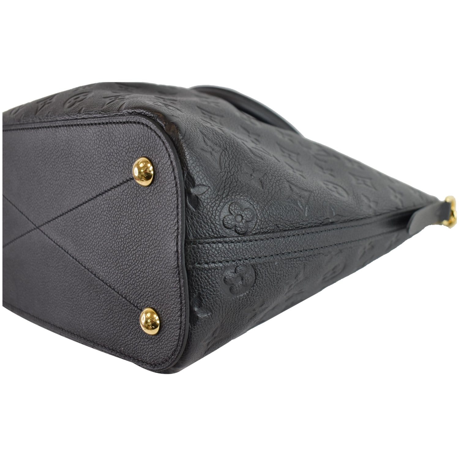 LOUIS VUITTON Mazarine MM Monogram Empreinte Shoulder Bag Black