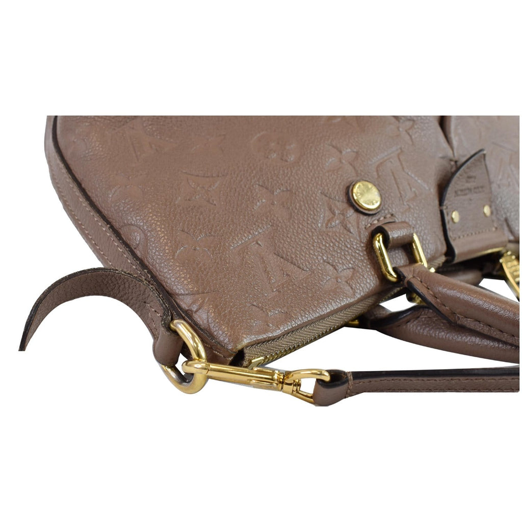 LOUIS VUITTON Mazarine PM Monogram Empreinte Shoulder Bag Taupe