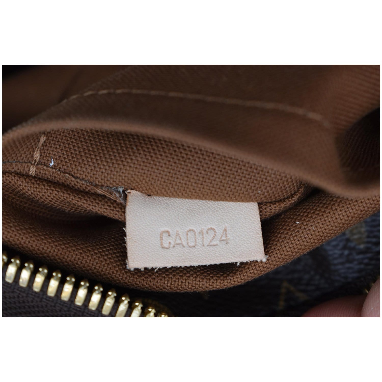 LOUIS VUITTON Sully MM Monogram Canvas Shoulder Bag Brown