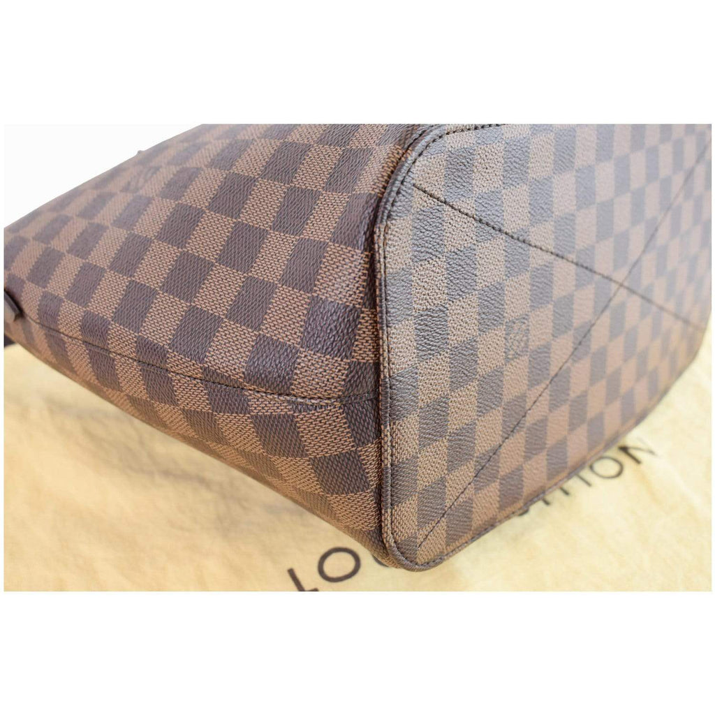 LOUIS VUITTON Siena GM Damier Ebene Shoulder Bag Brown