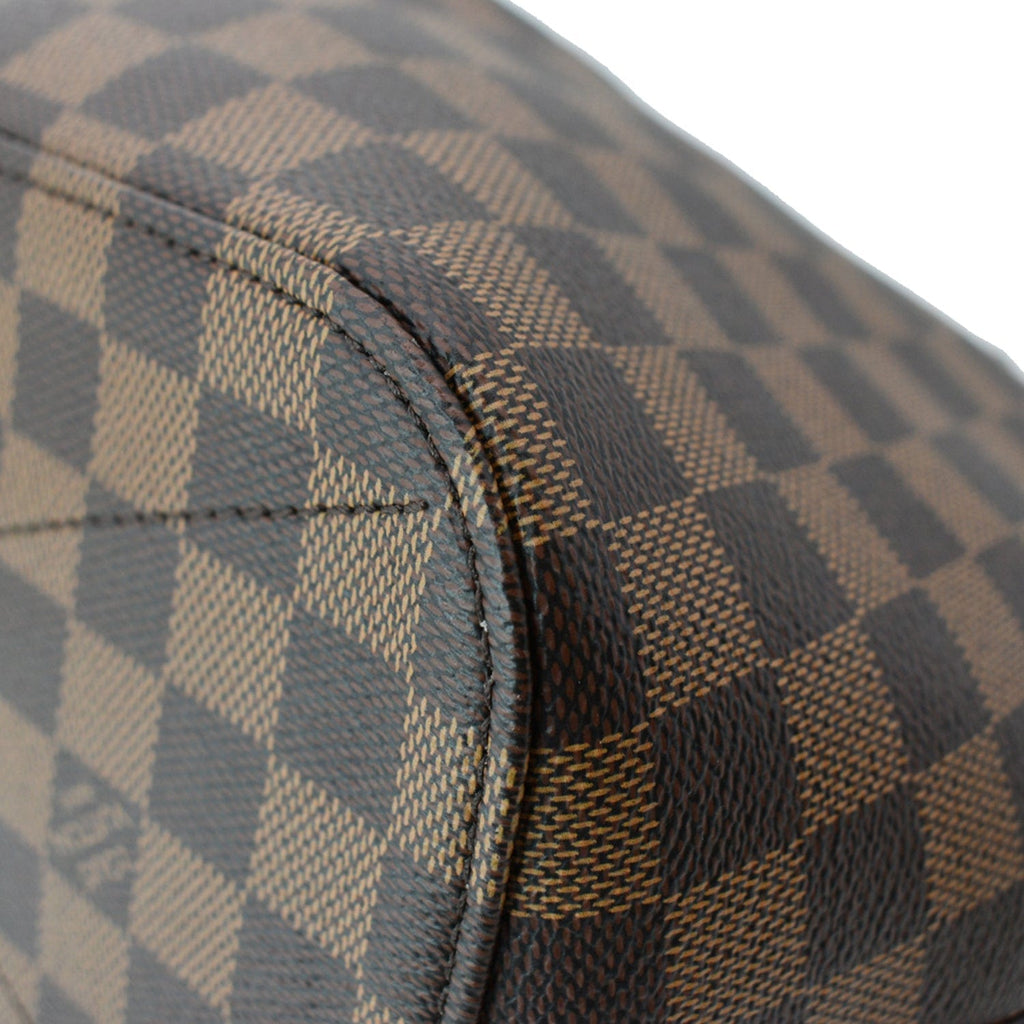 LOUIS VUITTON Siena MM Damier Ebene Shoulder Bag Brown