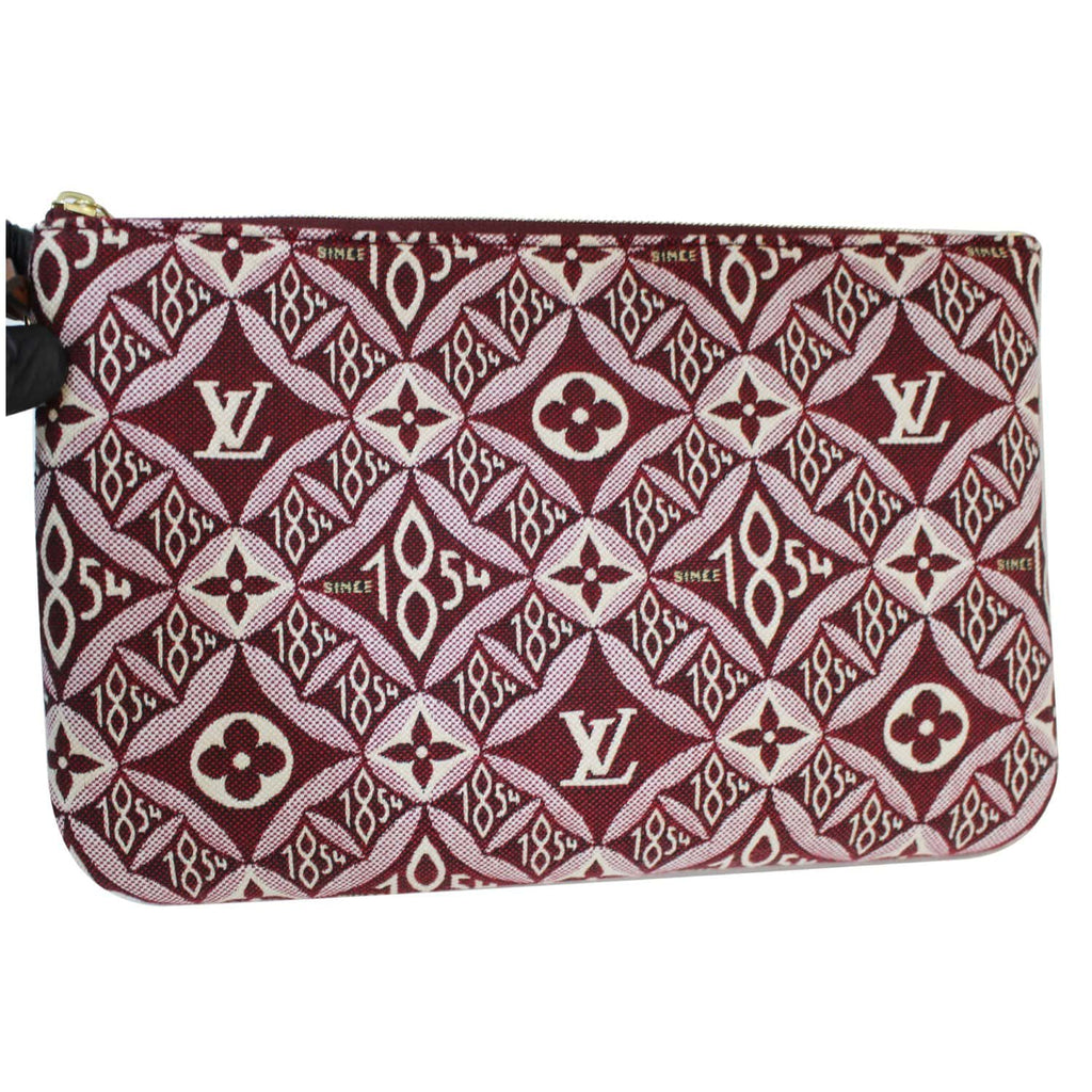 LOUIS VUITTON  Neverfull MM Since 1854 Jacquard Shoulder Bag Bordeaux Red