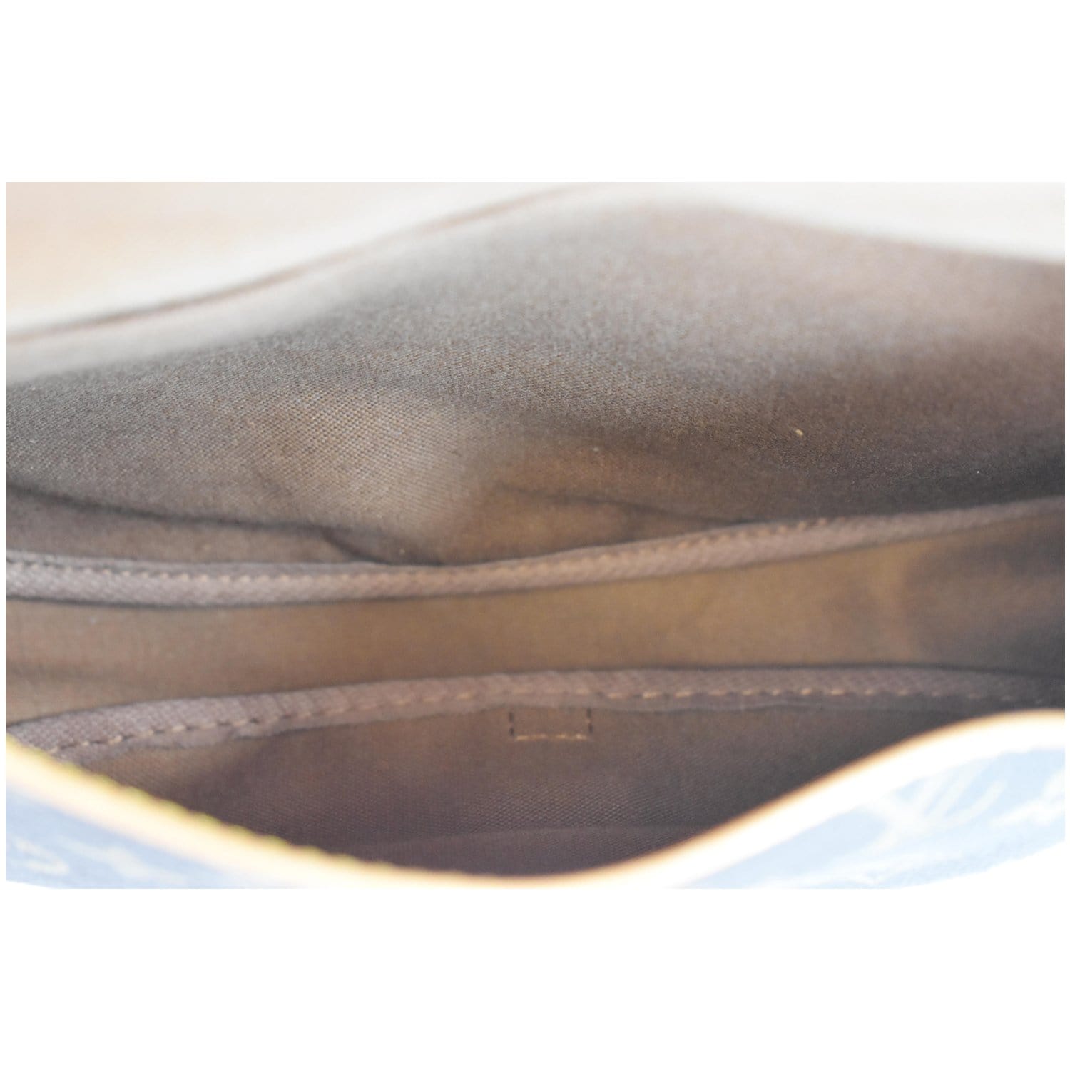 LOUIS VUITTON Saumur 30 Monogram Canvas Shoulder Bag Brown