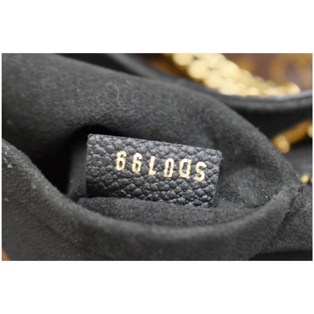 LOUIS VUITTON Surene MM Monogram Canvas Shoulder Bag Black