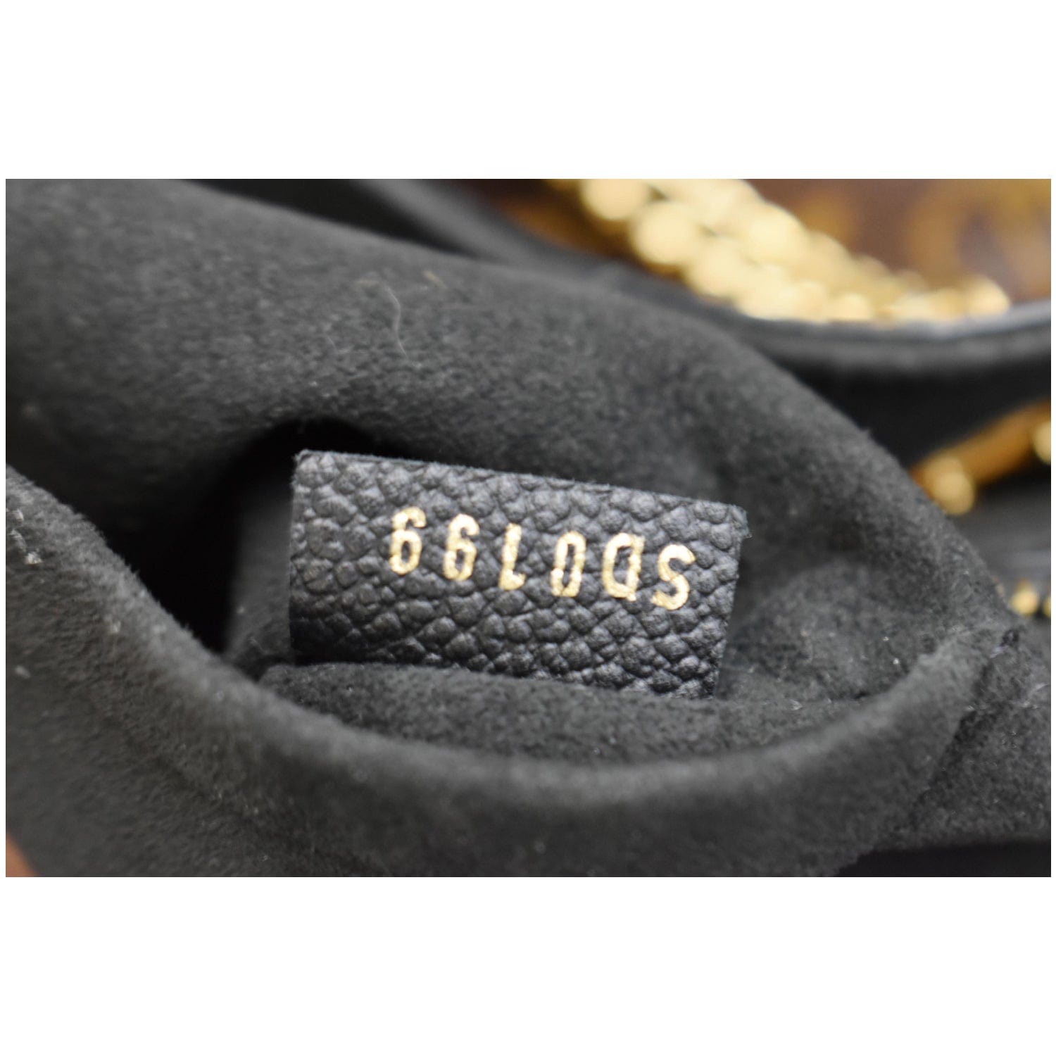 LOUIS VUITTON Surene MM Monogram Canvas Shoulder Bag Black