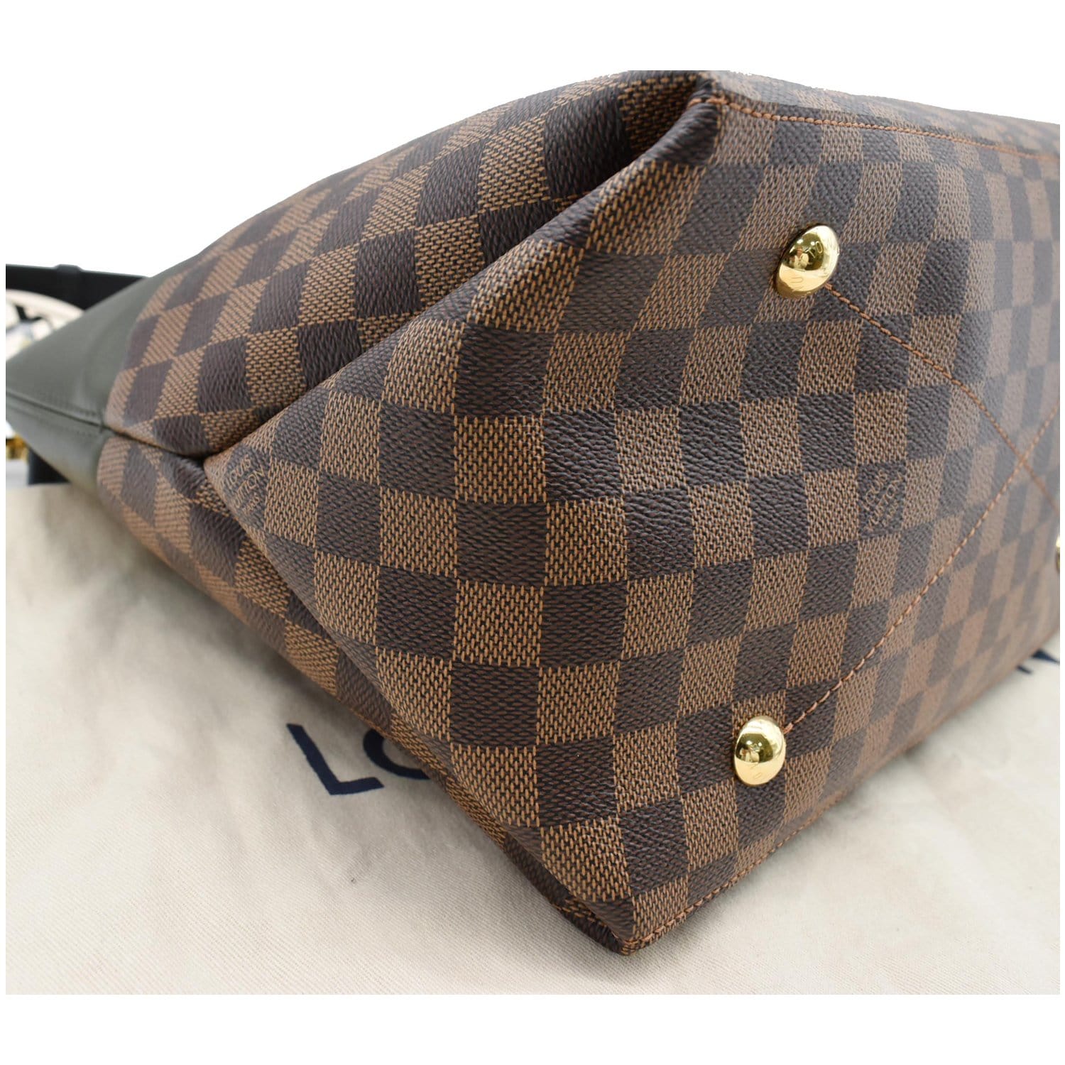 LOUIS VUITTON Maida Damier Ebene Hobo Shoulder Bag Khaki