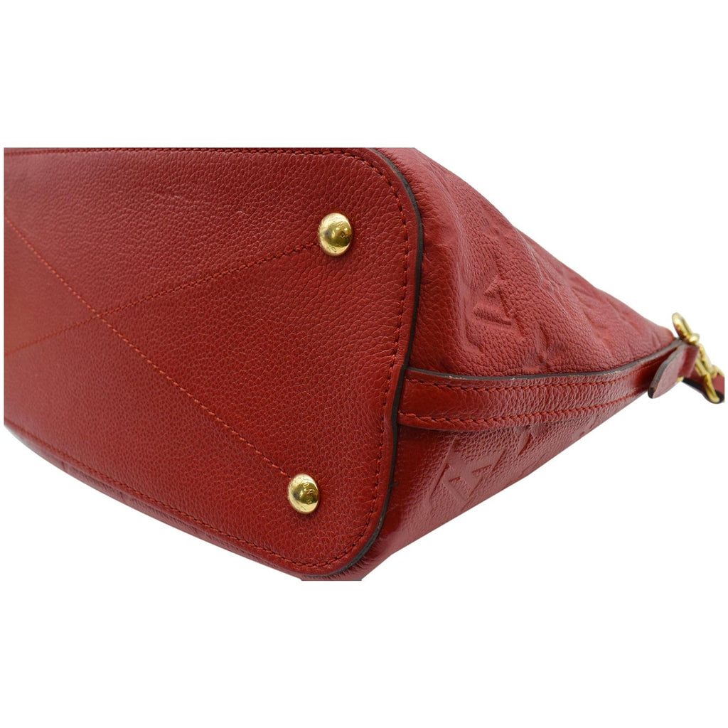 LOUIS VUITTON Mazarine PM Monogram Empreinte Shoulder Bag Red