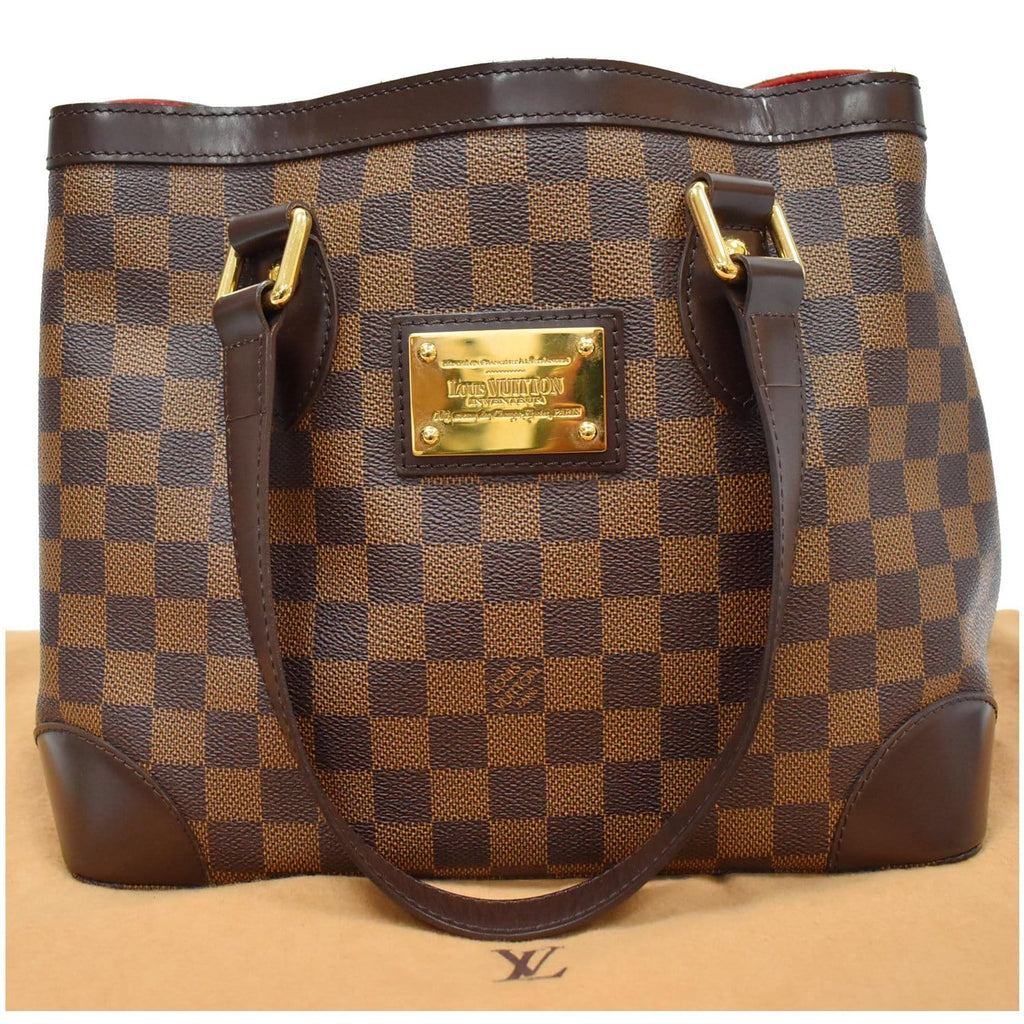 LOUIS VUITTON Hampstead PM Damier Ebene Shoulder Bag Brown