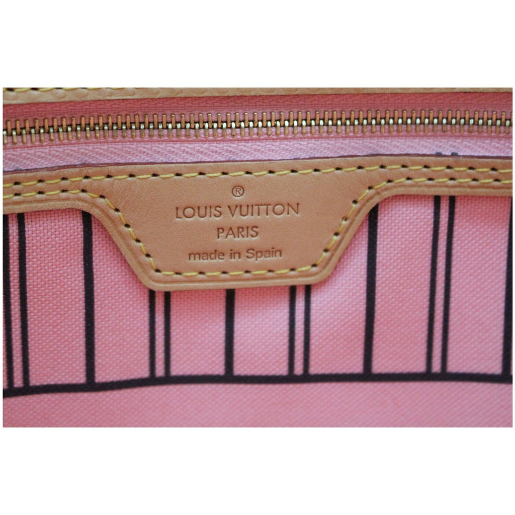 LOUIS VUITTON Neverfull MM Monogram Jungle Dot Shoulder Bag Brown