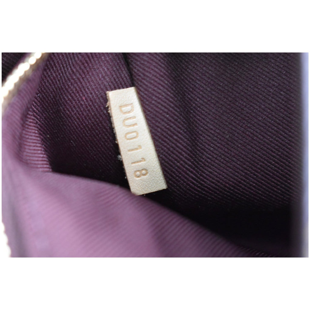 LOUIS VUITTON Cluny MM Monogram Canvas Shoulder Bag Brown