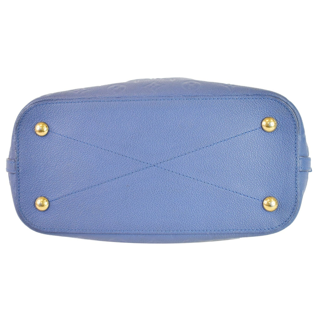 LOUIS VUITTON Mazarine MM Monogram Empreinte Shoulder Bag Blue