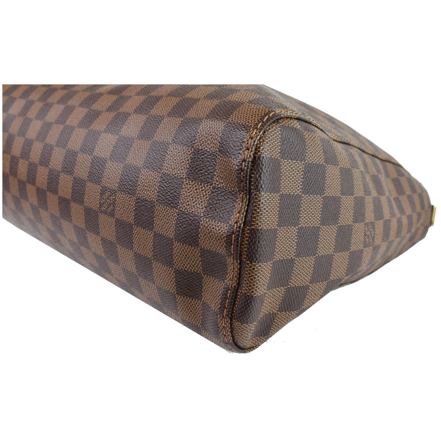 LOUIS VUITTON Portobello GM Damier Ebene Shoulder Bag Brown