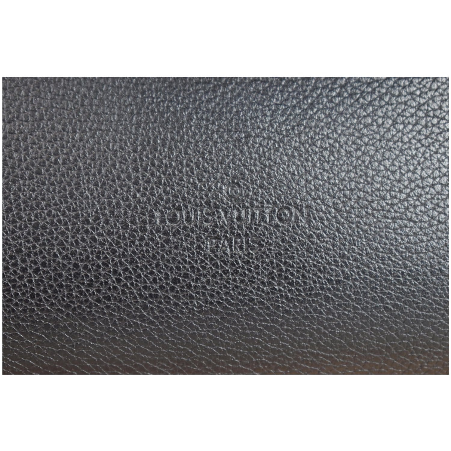 LOUIS VUITTON Lockmeto Calfskin Leather Tote Bag Black