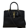 LOUIS VUITTON City Steamer MM Leather Shoulder Bag Noir