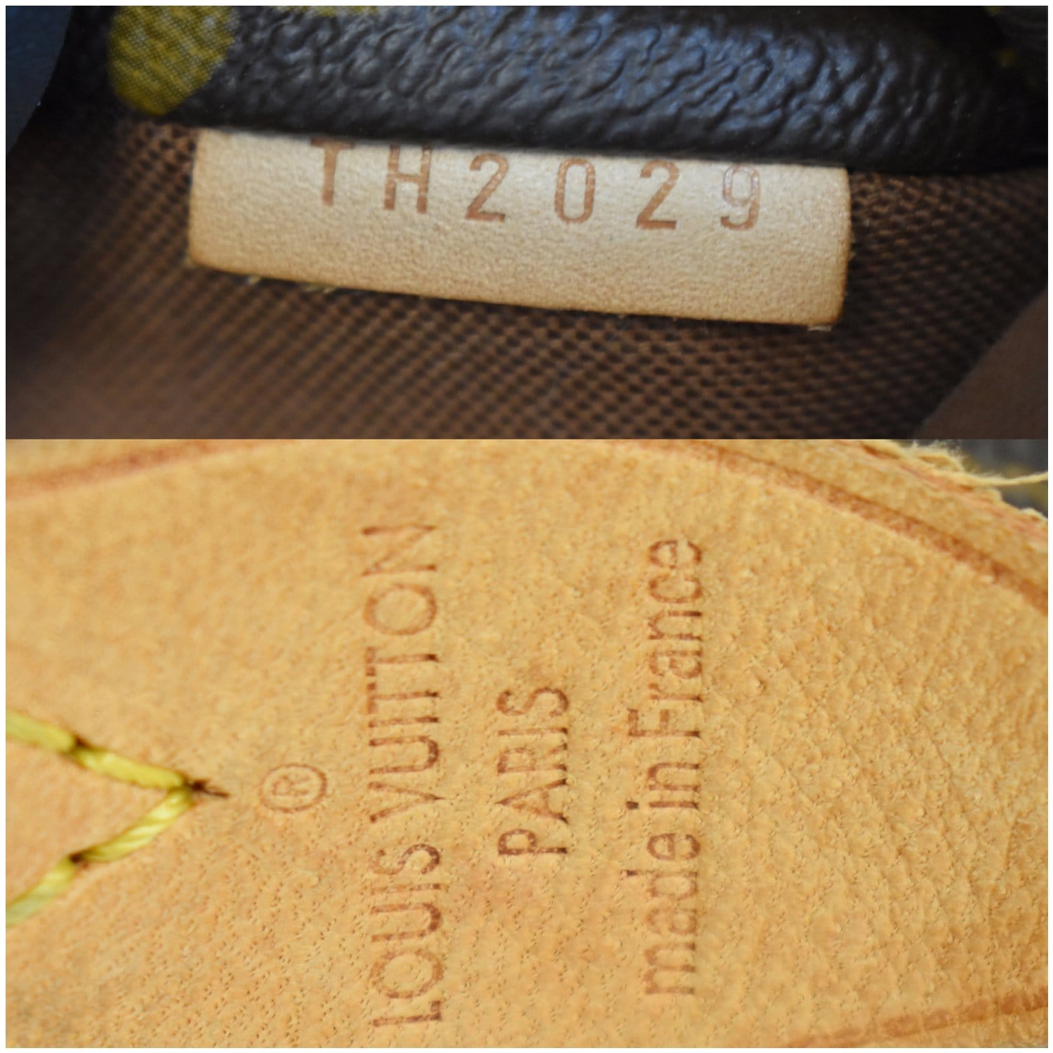 LOUIS VUITTON Totally MM Monogram Canvas Shoulder Bag Brown