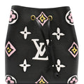 LOUIS VUITTON NeoNoe MM Wild At Heart Monogram Canvas Shoulder Bag Black
