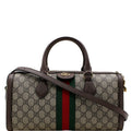 GUCCI Ophidia GG Canvas Medium Top Handle Shoulder Bag Beige 524532