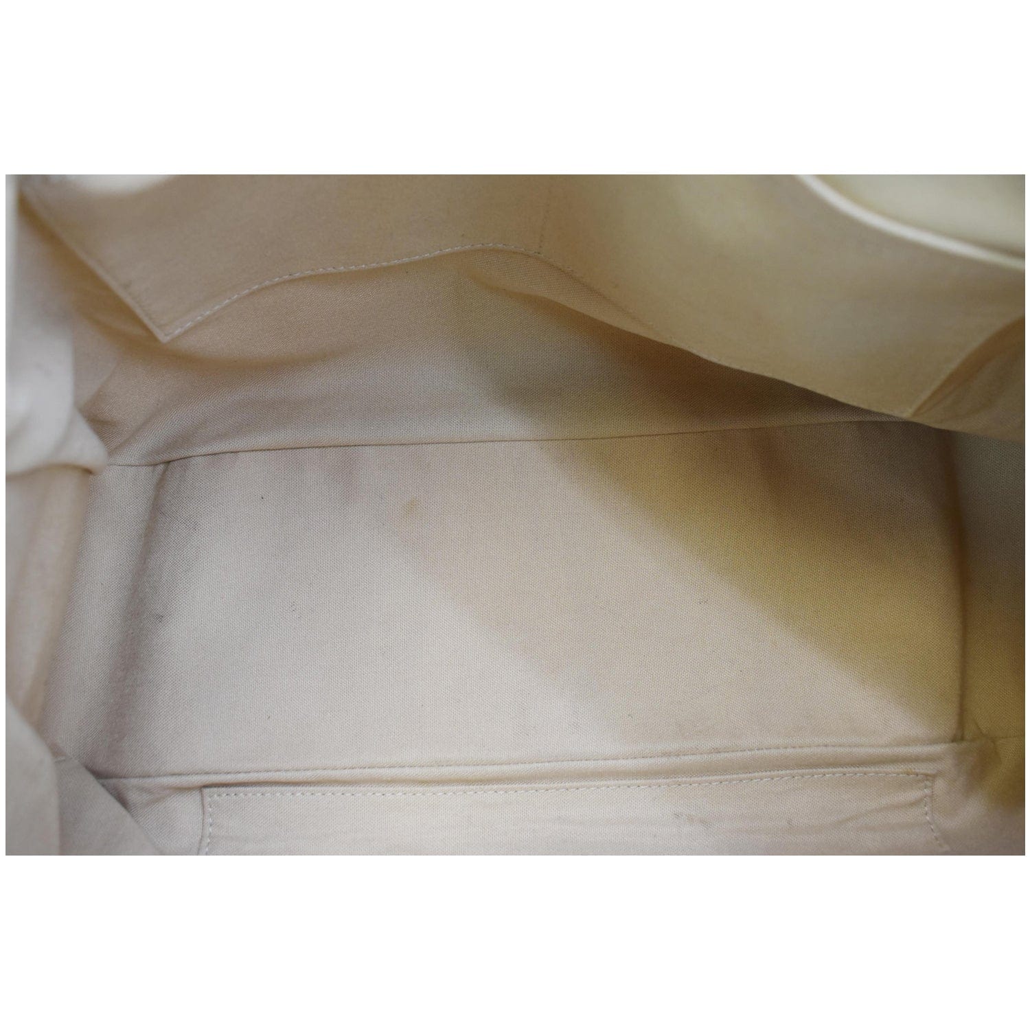LOUIS VUITTON Siracusa GM Damier Azur Shoulder Bag White