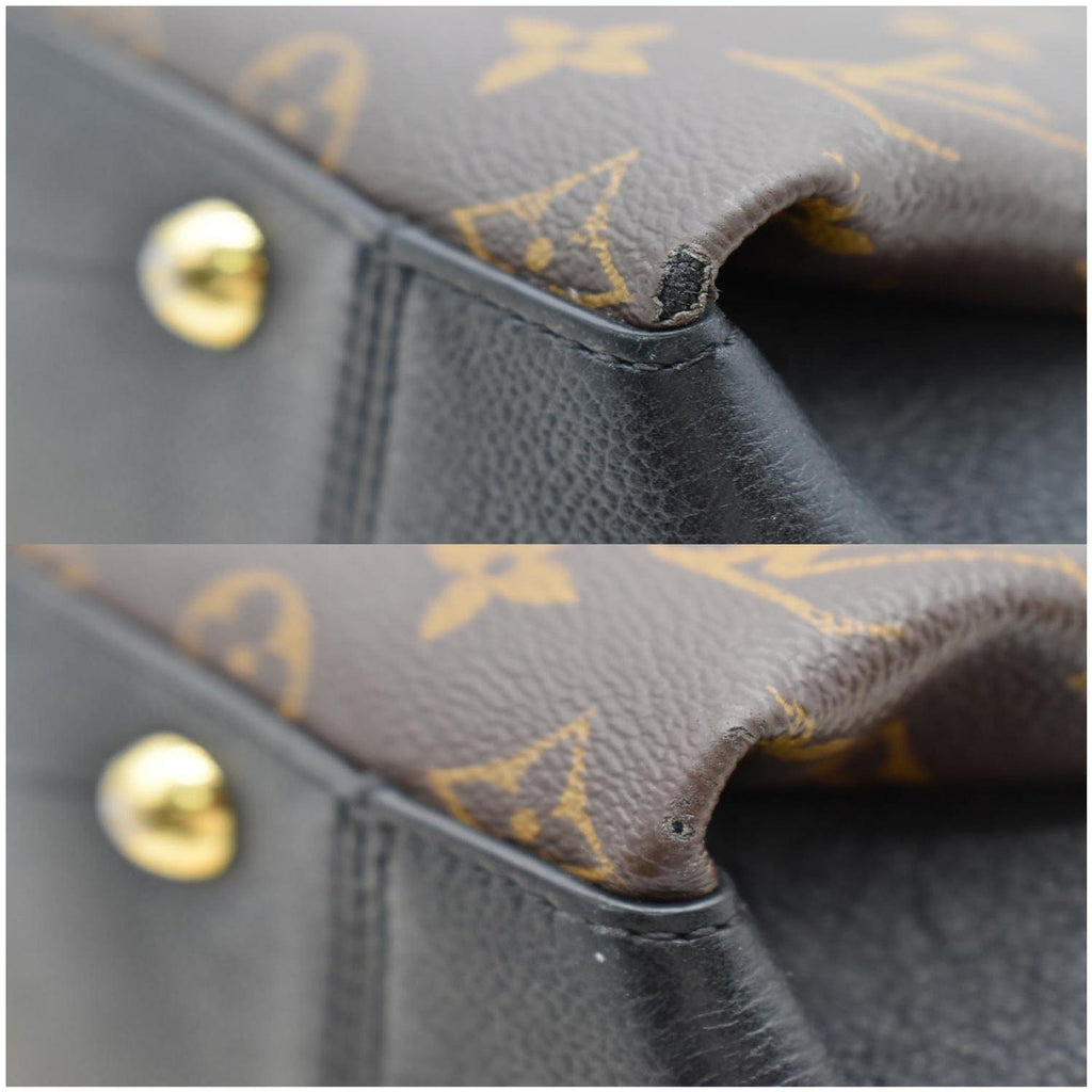 LOUIS VUITTON Surene MM Monogram Canvas Shoulder Bag Black