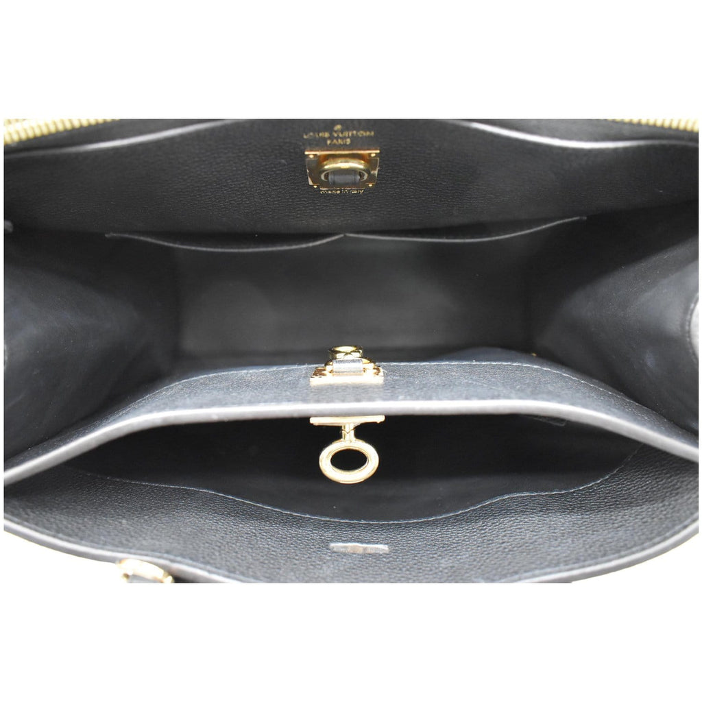 LOUIS VUITTON City Steamer MM Leather Shoulder Bag Noir