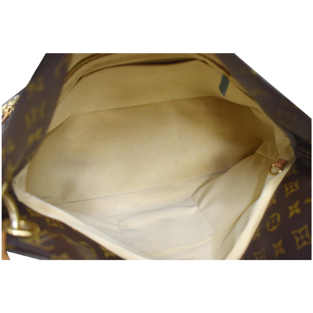 LOUIS VUITTON Artsy MM Monogram Canvas Shoulder Bag Brown