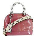 LOUIS VUITTON Alma BB Patent Leather Shoulder Bag Rose Blush