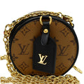 LOUIS VUITTON Chapeau Necklace Monogram Canvas Shoulder Bag Brown
