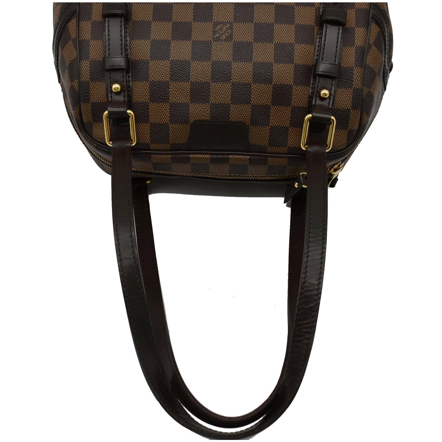 LOUIS VUITTON Rivington PM Damier Ebene Shoulder Bag Brown