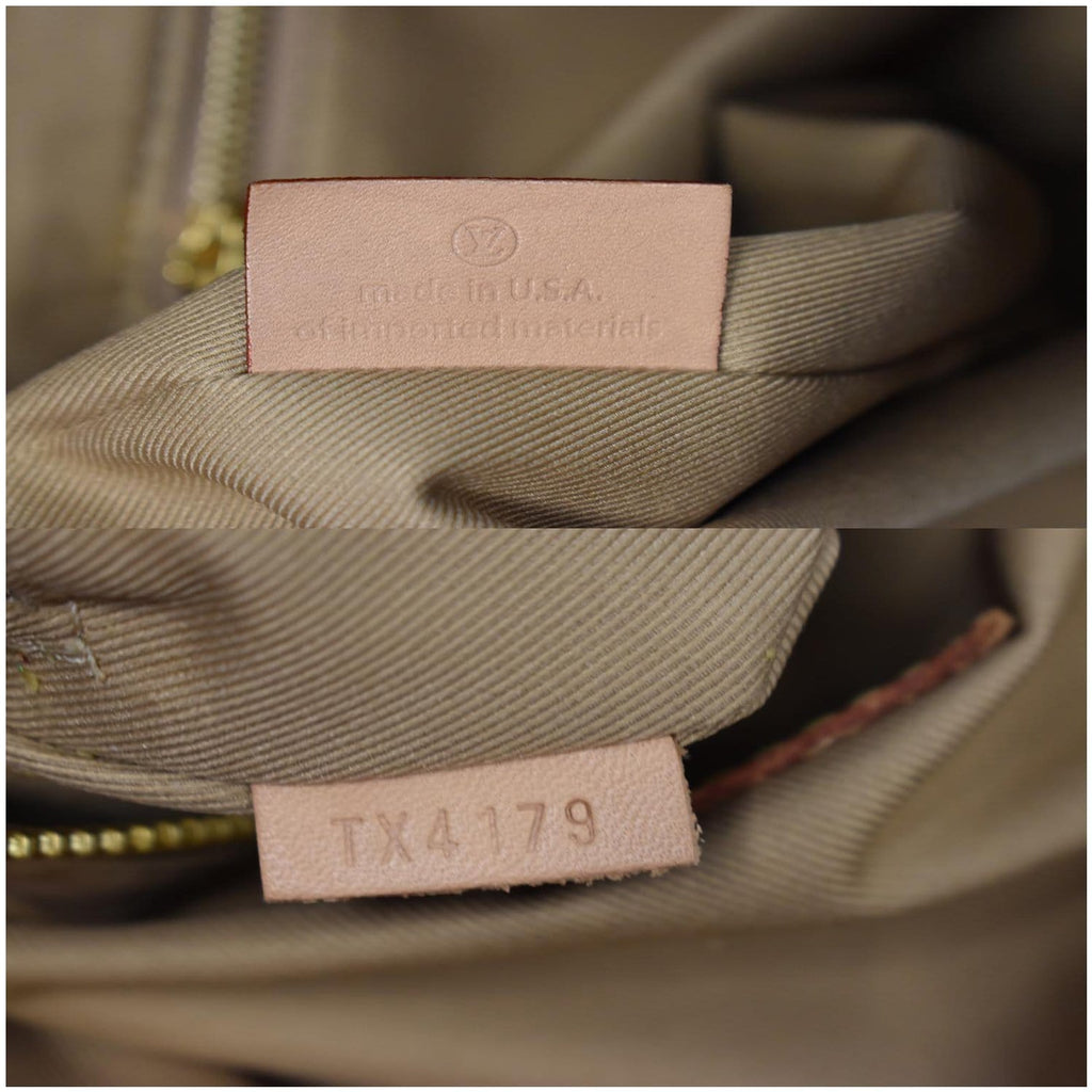 LOUIS VUITTON Graceful MM Monogram Canvas Shoulder Bag Brown