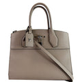 LOUIS VUITTON City Steamer MM Leather Shoulder Bag Grey