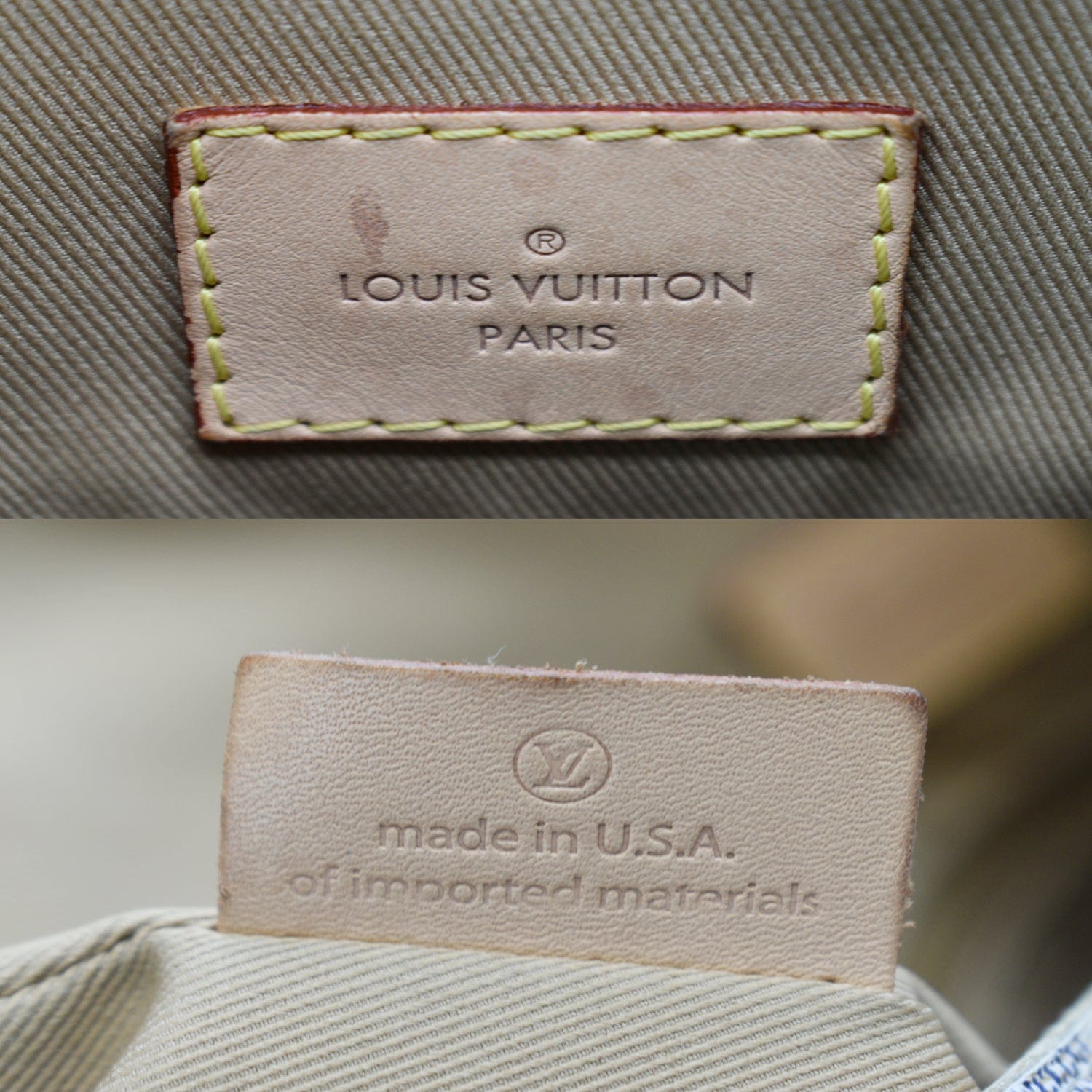 LOUIS VUITTON Graceful PM Damier Azur Shoulder Bag White