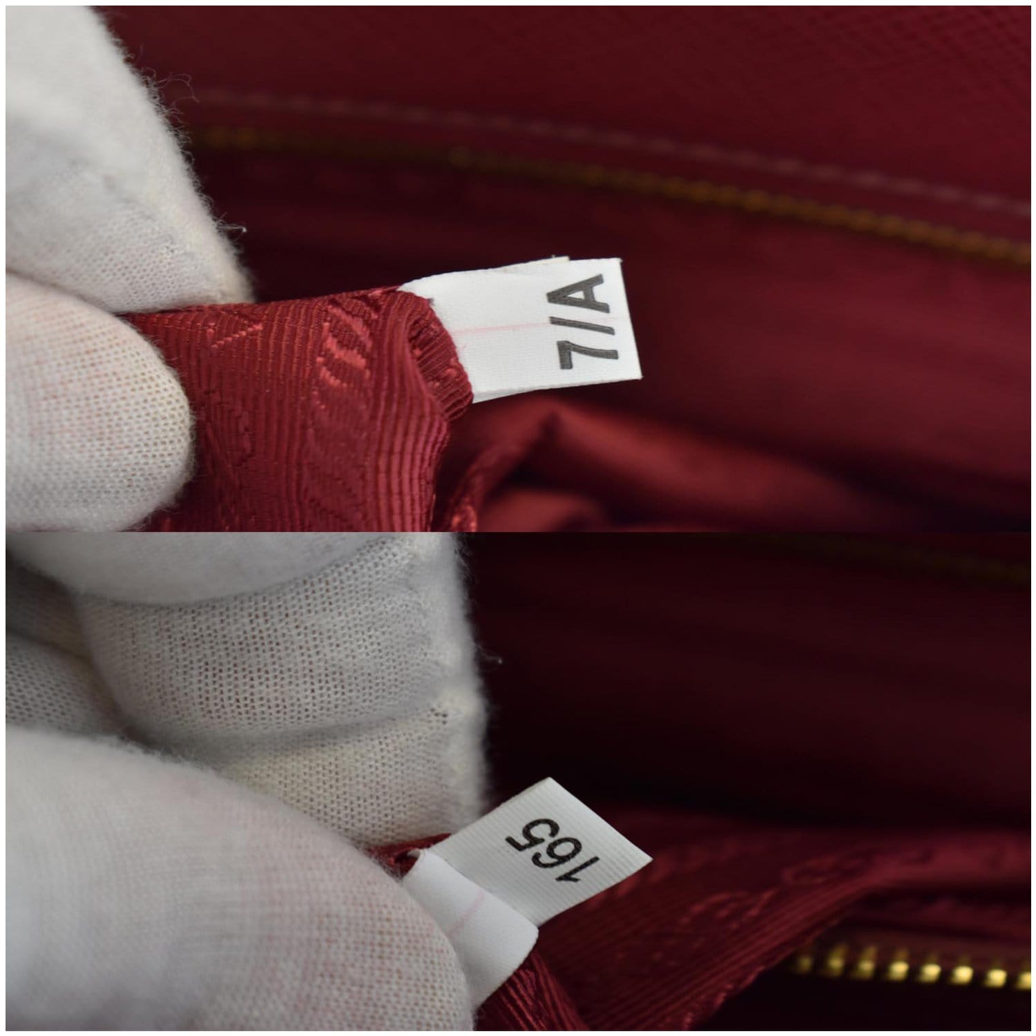 PRADA Lux Large Saffiano Leather Tote Bag Red